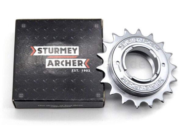 Freilaufritzel Sturmey Archer, verchromt, 16, 17, 18 und 20 Zähne, für 3/32"-Ketten