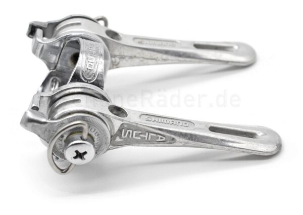 NOS Shimano Schalthebelset mit Schelle, 70er/80er Jahre – Bild 2