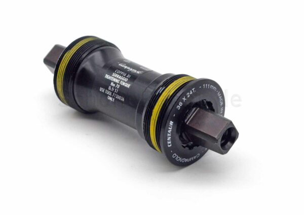 Campagnolo Centaur Innenlager, ISO-Vierkant, 111 mm und 115 mm, ITA oder BSA – Bild 3