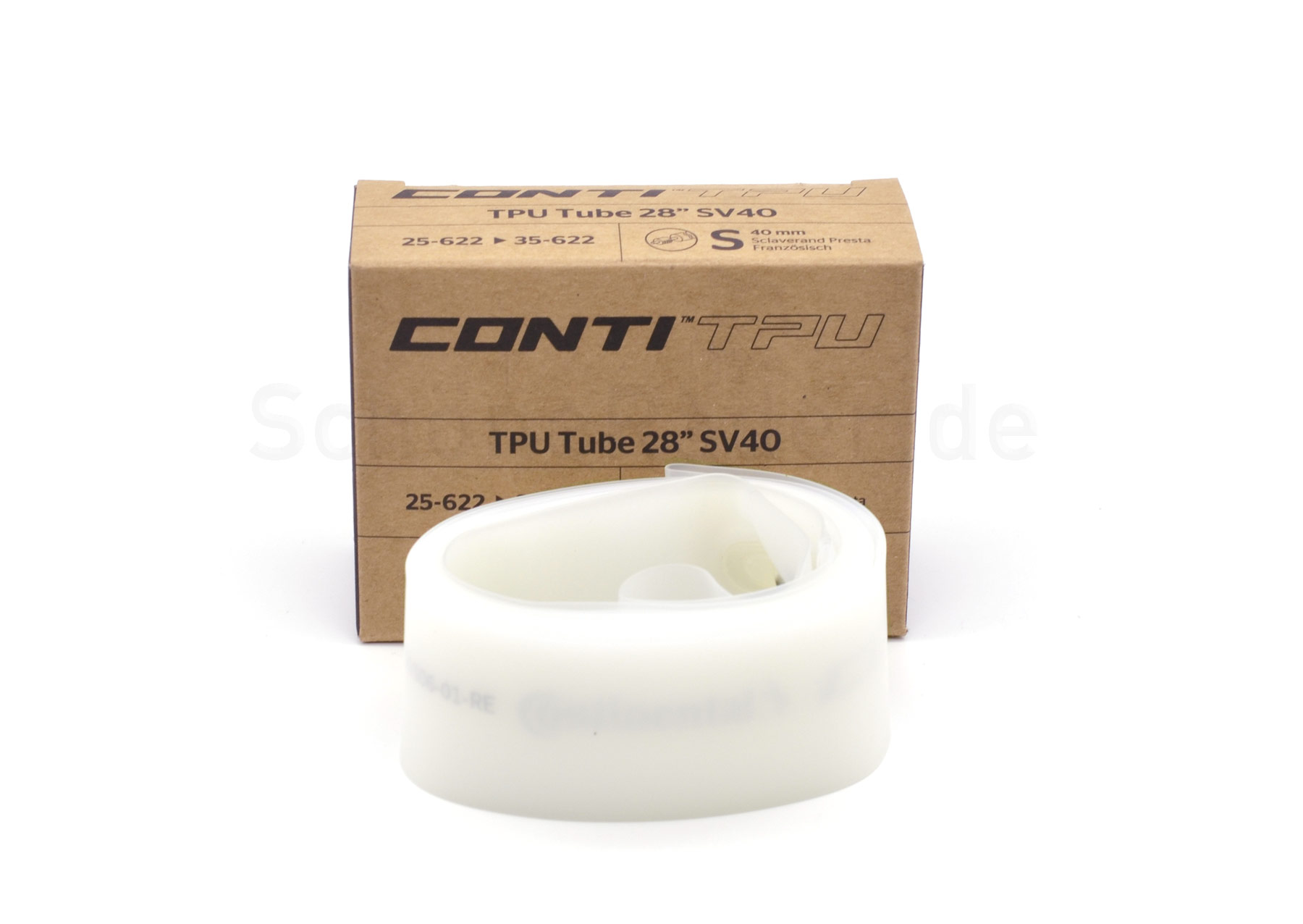 ContiTPU, Continental TPU-Schlauch 28", 25-35 mm, verschiedene Ventillängen – Bild 3