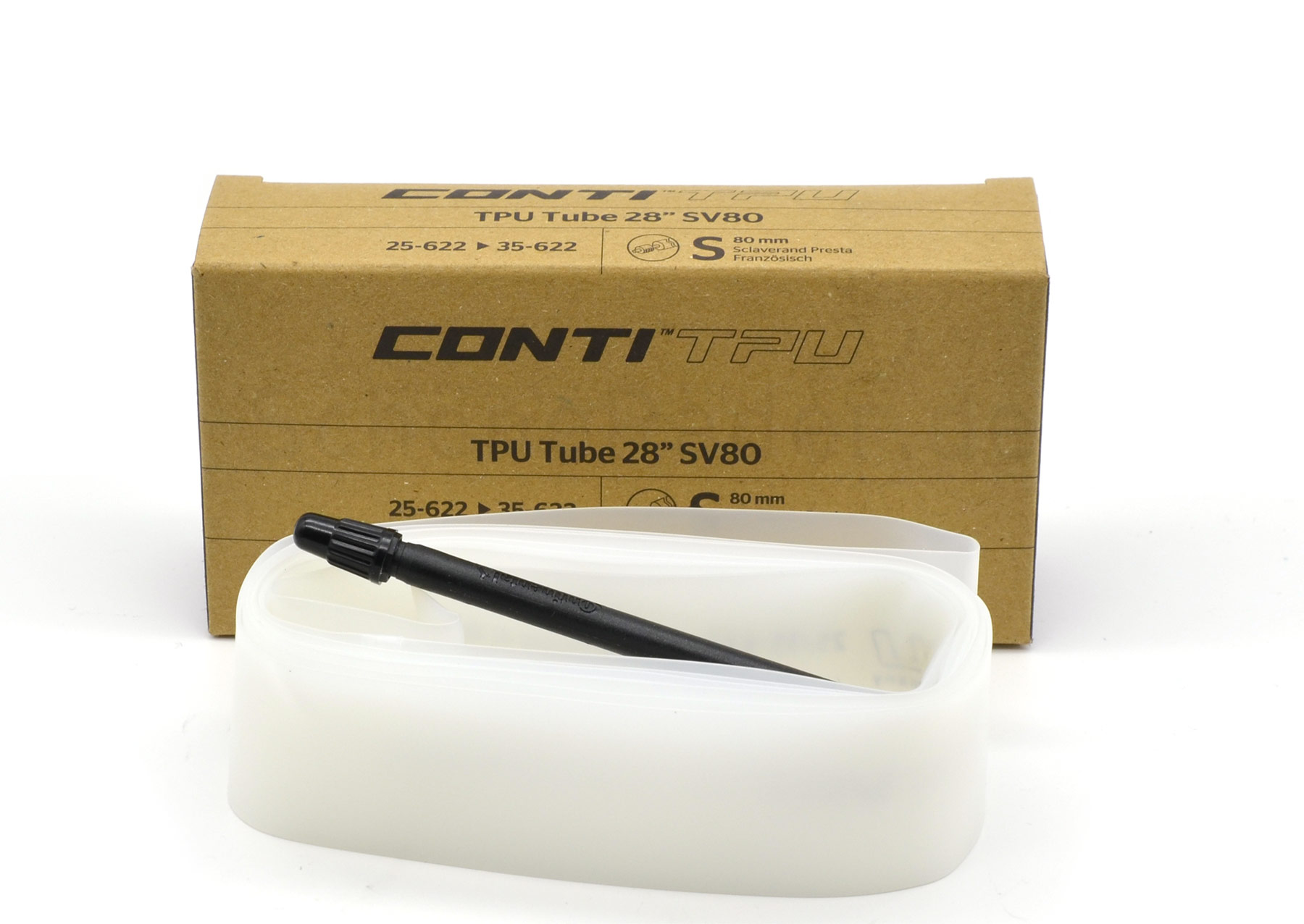 ContiTPU, Continental TPU-Schlauch 28", 25-35 mm, verschiedene Ventillängen – Bild 4