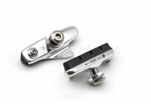 Bremsschuhe für Dura Ace, Ultegra, 105 und andere, Aluminium, silber