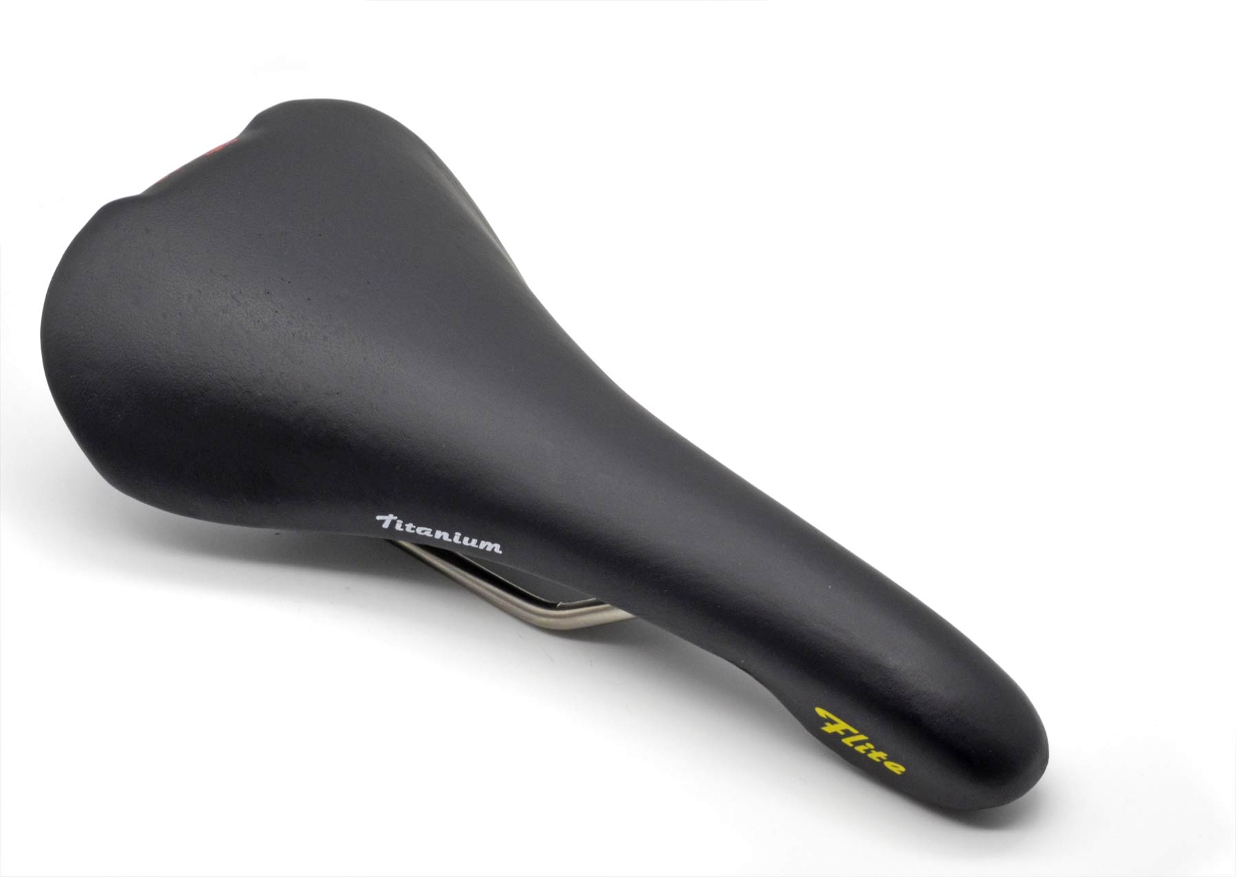 Flite Titanium, Classic 1990, Selle Italia, schwarz, Lederfehler