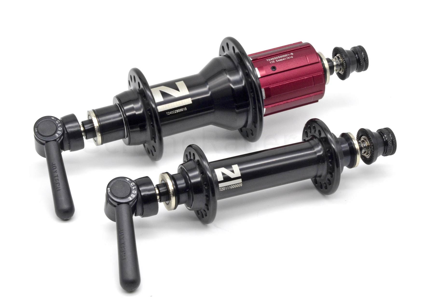 Novatec 11s Nabe Alu Superlight, 32 Loch, Felgenbremse, Hohlachse, V + H