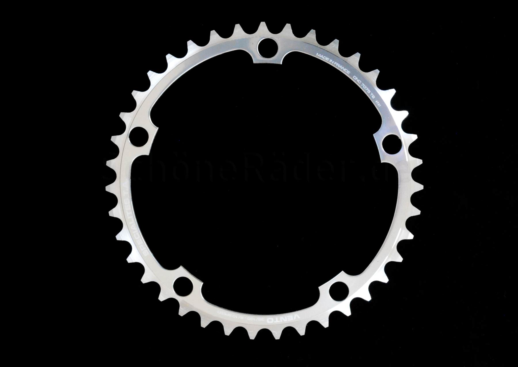 Specialites-TA Vento – Kettenblätter LK 135 für Campagnolo-Rennradkurbeln ab Ende 80er, verschiedene Größen – Bild 5