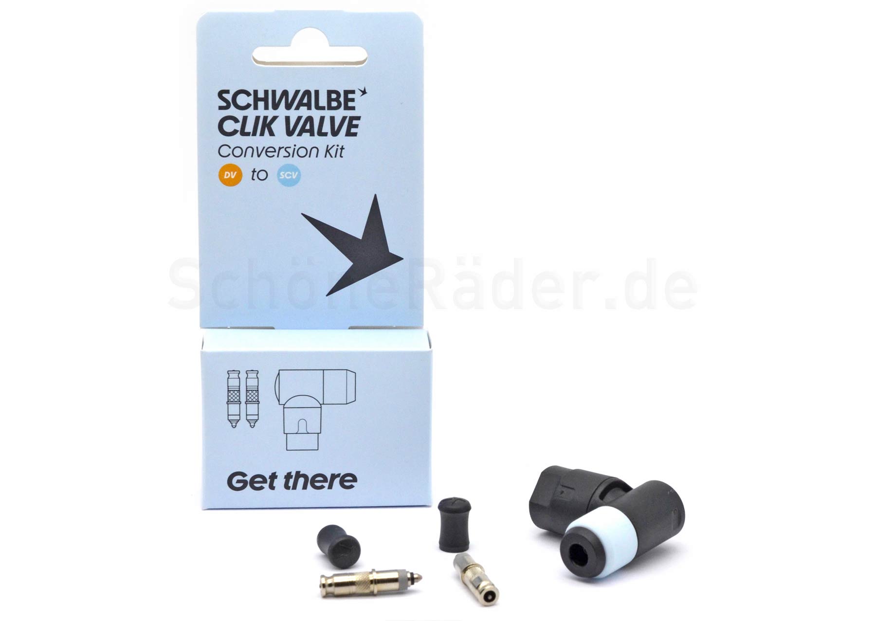Schwalbe CLIK VALVE, verschiedene CONVERSION KITS, SV oder DV auf Clik Valve – Bild 15