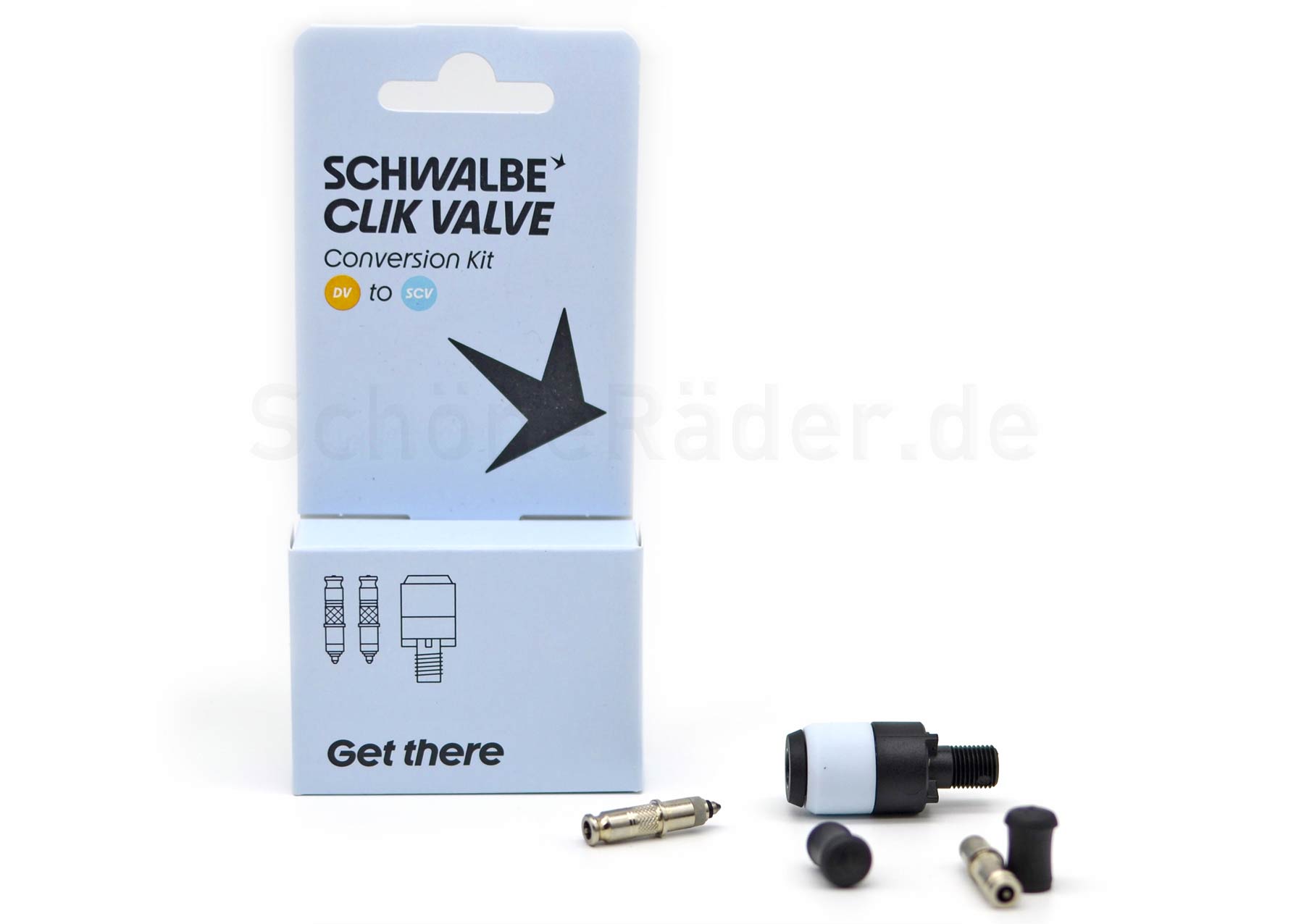 Schwalbe CLIK VALVE, verschiedene CONVERSION KITS, SV oder DV auf Clik Valve – Bild 18